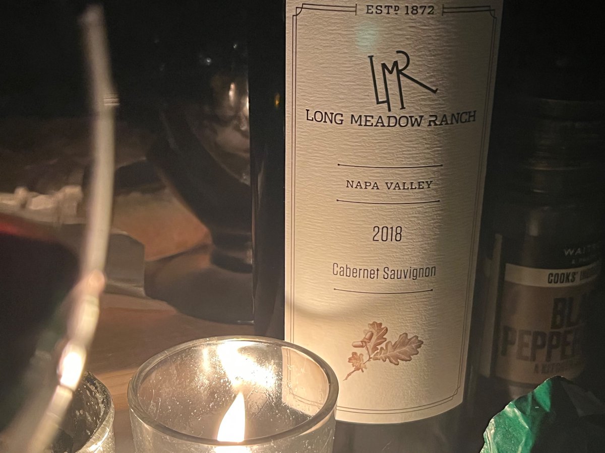 Jeremyonwine's tweet image. Second bottle of #LongMeadowRanch #Napa #CabernetSauvignon in six months and wish I’d bought some more from @TheWineSociety - good value Napa - earthy &amp;amp; nicely lifted blackcurrant cassis aromatics and good mid palate texture - super with ribeye #wine #vin 🍷 cheers!