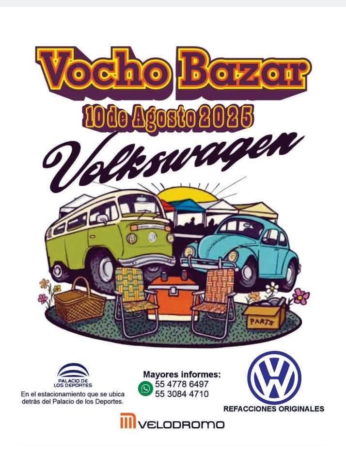 Gabriel_JuGo's tweet photo. El domingo hay Vocho Bazar, los esperamos de 8 a 16 horas, podrán encontrar piezas, accesorios y refacciones para sus VW’s #VW #Volkswagen #Vocho #Combi https://t.co/HOf4ntcpB4