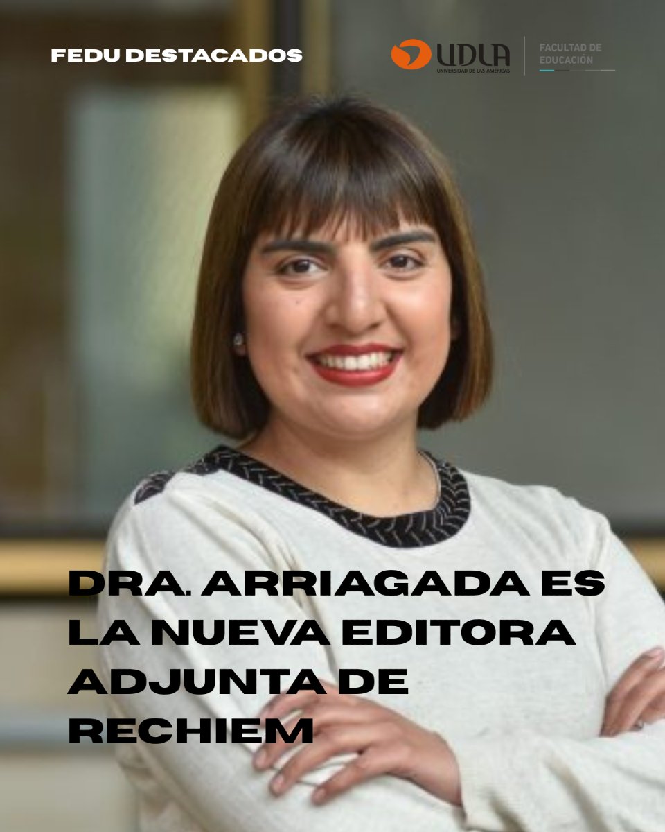 La Dra. Victoria Arriagada, académica e investigadora de Facultad de Educación UDLA, asume como Editora Adjunta de la Revista Chilena de Educación Matemática (RECHIEM), fortaleciendo el compromiso institucional con la investigación y la didáctica de la matemática.