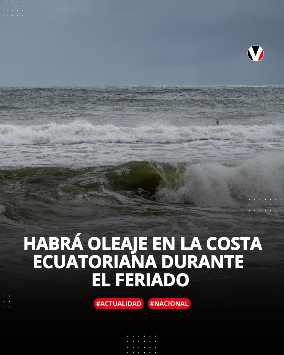 revistavistazo's tweet photo. 📍 🌊 ¿Planeas ir al mar este feriado?, pon atención a esta noticia. El INOCAR pronosticó una fase de aguaje para estos días. Entérate qué precauciones debes tener: https://t.co/CgnqVLLS2d https://t.co/ok0qHCgKDB