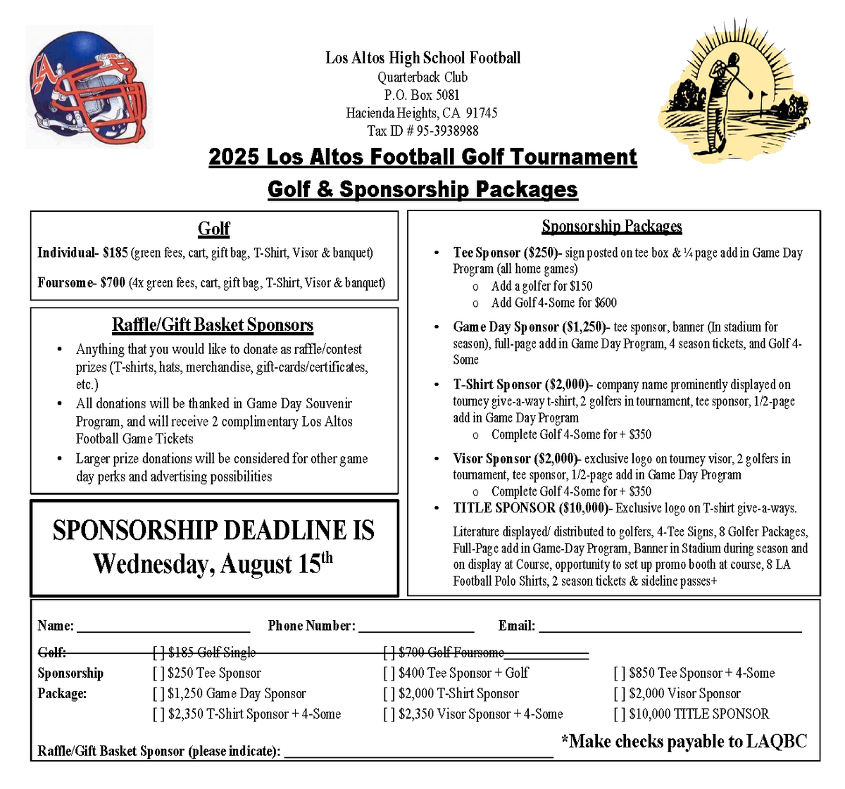 LAHS Conquerors tweet media