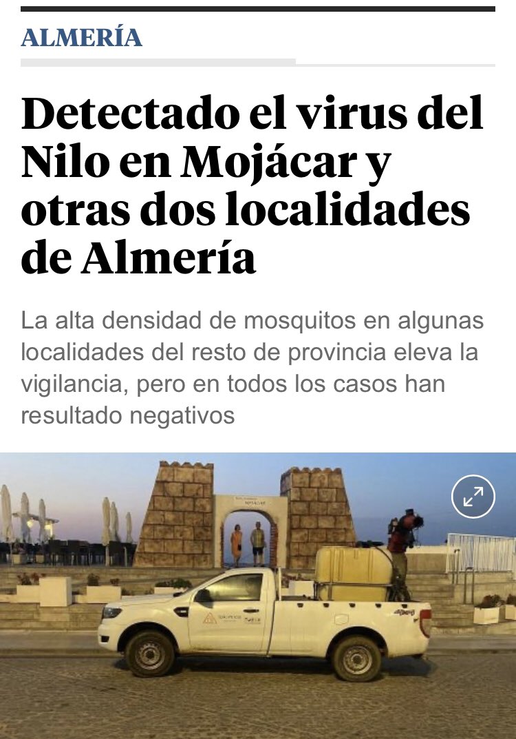 rubueno10's tweet photo. 📢 Detectados #mosquitos infectados con virus de la #FiebreDelNilo en 3 municipios de #Almería: #Zurgena, #Pulpí y #Mojácar🦠
🦟 A reforzar las tareas de #ControlVectorial para reducir riesgos de transmisión a la ciudadanía‼️
#Arbovirosis  #WestNileVirus
https://t.co/QOMQsvolGY https://t.co/WO2DmOWXzO