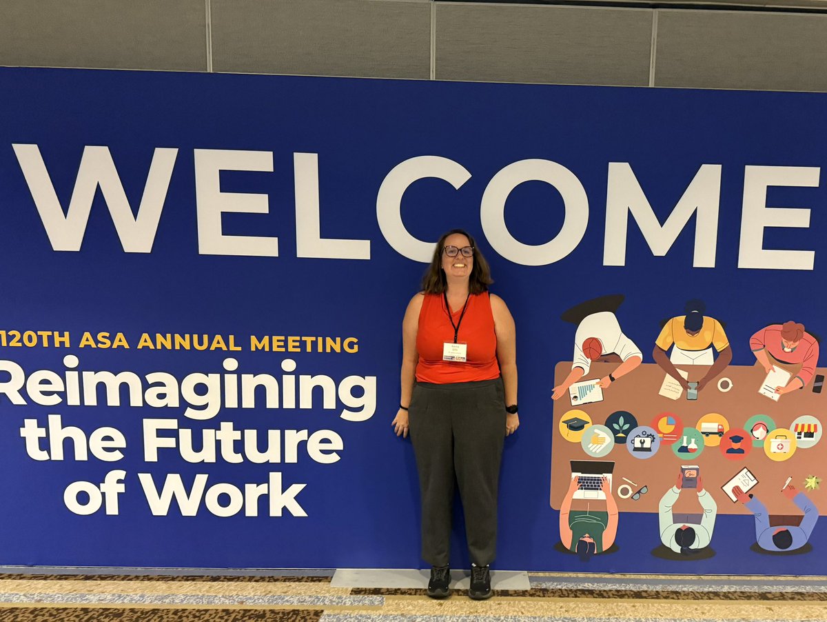 So so so so excited to be medically stable enough to attend a conference again. The #ASA2025 teaching and learning preconference was AMAZING and it’s already making me so thrilled for more panels, chats, and sociology!