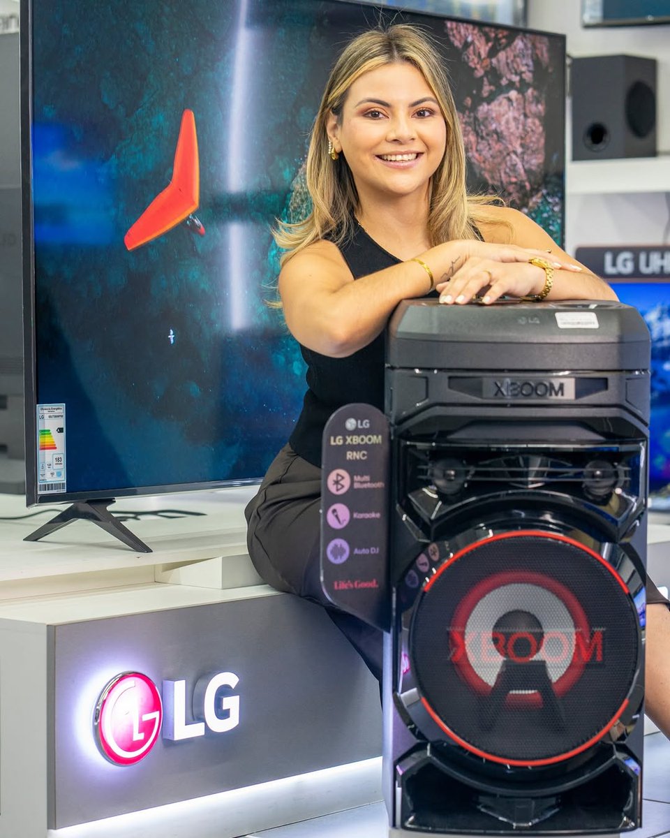 LadyLeeHND's tweet photo. 🎵 Sube el volumen a tu hogar con la torre de sonido XBOOM 300W de LG y más premios increíbles 🎁 Tus compras mayores a L.1 te dan la oportunidad de ganar un AMUEBLADO TOTAL VALORADO EN MÁS DE L. 340,000💕🎶
#LadyLee #TodoParaMiHogar #Honduras #LL54 https://t.co/5RErGDDc5t