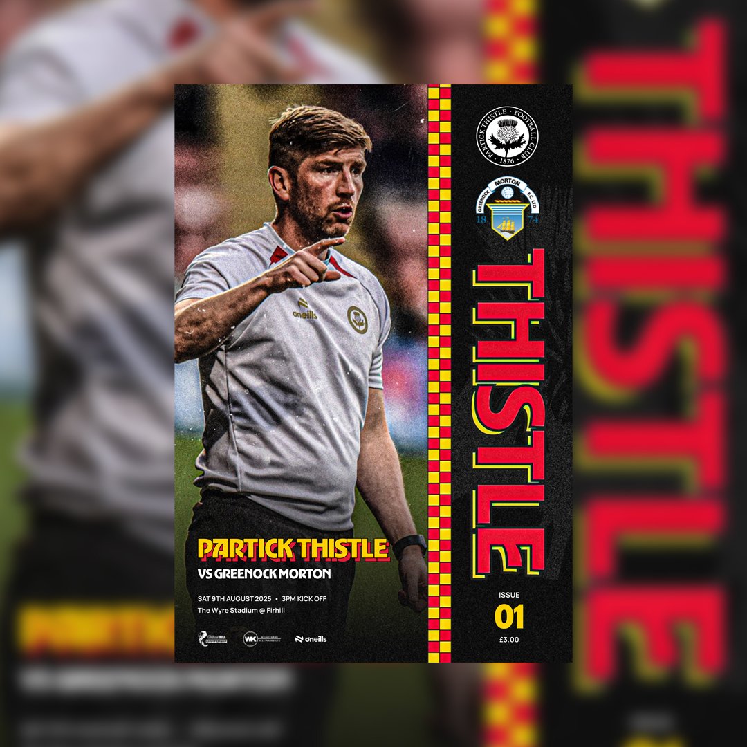 The Jags Foundation (@jags_foundation) on Twitter photo The <a href="/PartickThistle/">Partick Thistle FC</a> matchday programme is back for the 2025-26 campaign
Buy yours from one of the sellers at Firhill for only £3
Grab a couple of 50-50 draw tickets while you're at it
More ⤵️
ptfc.co.uk/ptfc-fixture/p…
🟡🔴🟡
#MakingMemories The <a href="/PartickThistle/">Partick Thistle FC</a> matchday programme is back for the 2025-26 campaign
Buy yours from one of the sellers at Firhill for only £3
Grab a couple of 50-50 draw tickets while you're at it
More ⤵️
ptfc.co.uk/ptfc-fixture/p…
🟡🔴🟡
#MakingMemories