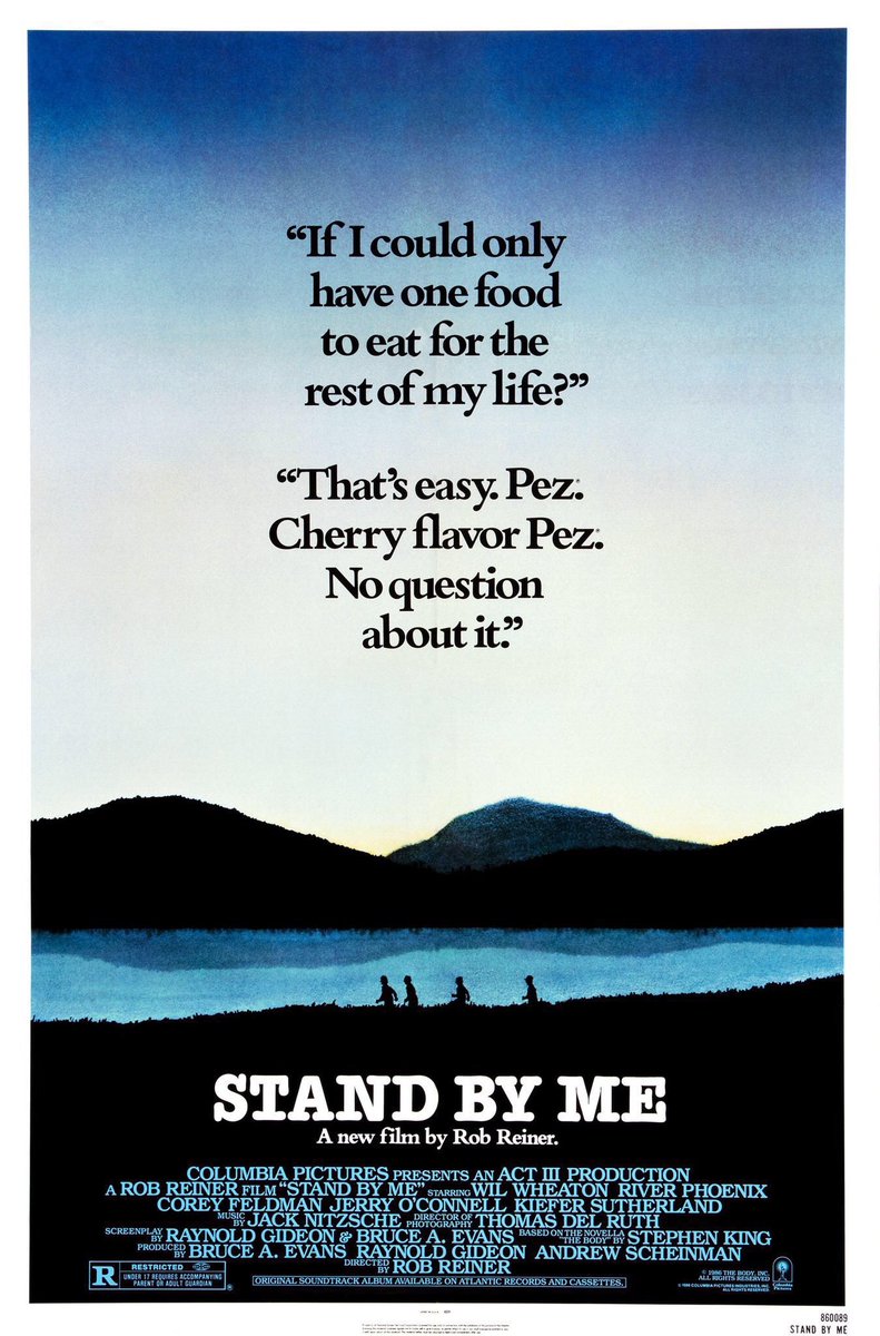 RetroNewsNow's tweet image. 🎬 ‘Stand By Me’ opened in theaters 39 years ago, August 8, 1986