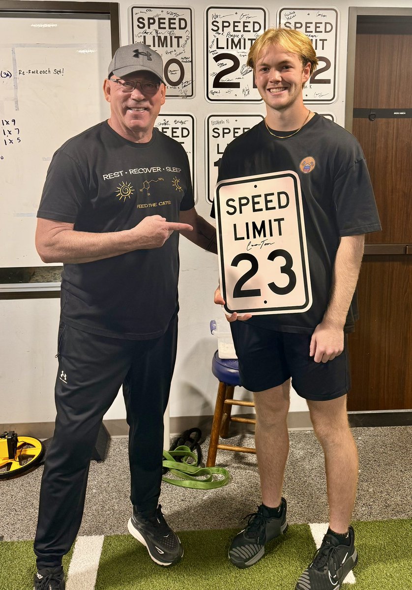 Tony Holler (@pntrack) on Twitter photo Great to meet the fastest guy at Houston Second Baptist… a well fed cat!
23 mph ⚡️⚡️⚡️
<a href="/CanonToon/">Canon Toon</a> (QB) produced video-game numbers last season, throwing for 1,864 yards and 25 touchdowns, while adding 1,083 rushing yards and 14 scores on the ground. Great to meet the fastest guy at Houston Second Baptist… a well fed cat!
23 mph ⚡️⚡️⚡️
<a href="/CanonToon/">Canon Toon</a> (QB) produced video-game numbers last season, throwing for 1,864 yards and 25 touchdowns, while adding 1,083 rushing yards and 14 scores on the ground.