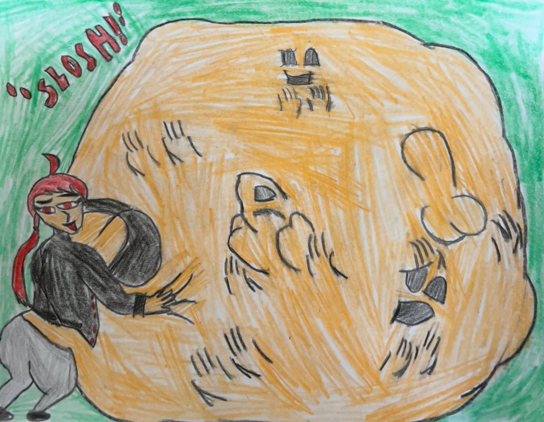 When my sister said she went to a “meet n greet”, I was confused on why her belly is massive. She said she ate a brunette. Then a gal with glasses. Then a yoga instructor with pink hair…and a cat girl…oh my goodness, I get it! I gotta save them all!”

Happy 8/8 y’all! ^^🧡