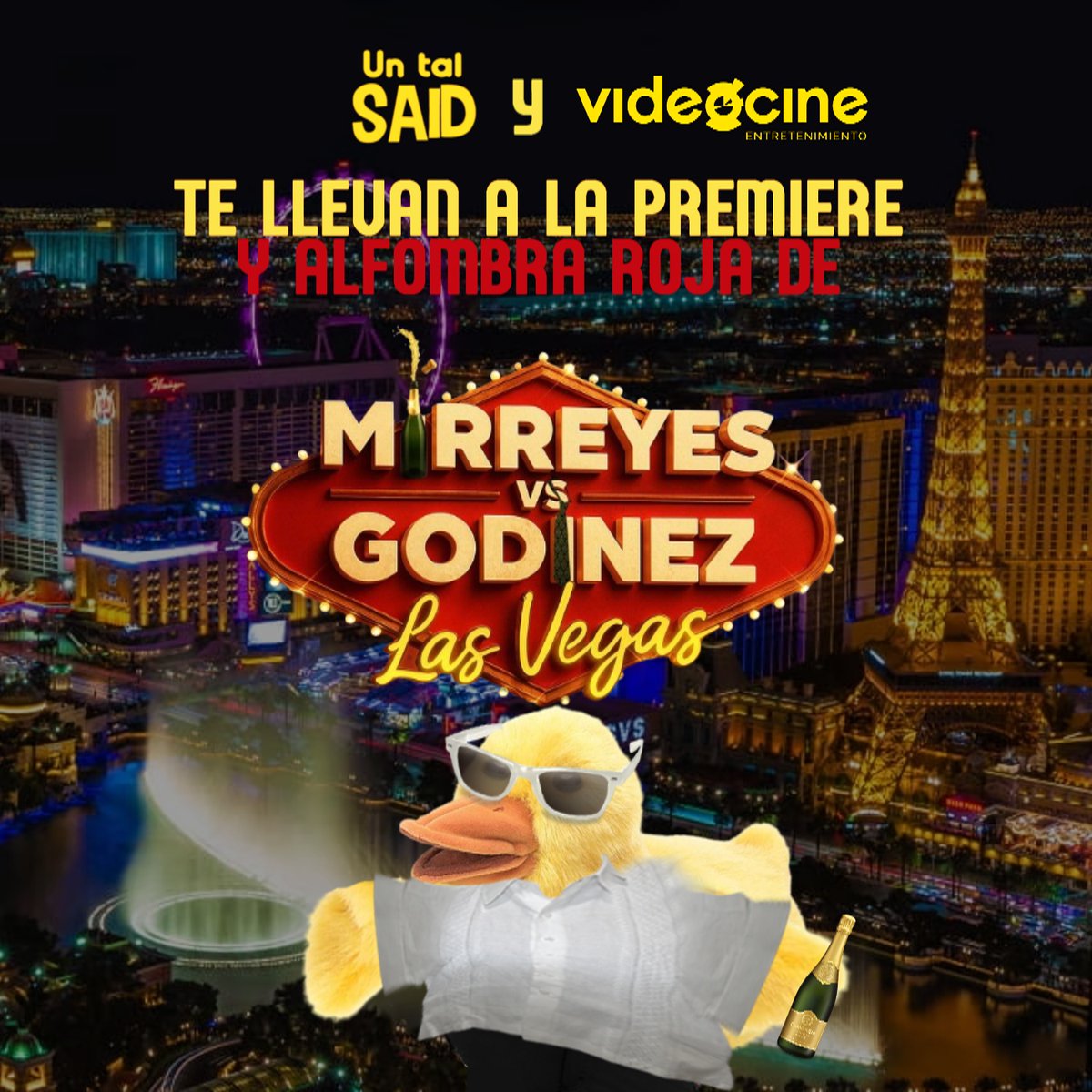 ElTalSaid's tweet photo. Gracias a @Videocine tenemos 5 PASES DOBLES para la premiere y alfombra roja de #MirreyesVsGodínezLasVegas. 💰🍿

La función será este MARTES 12 de AGOSTO en Cinépolis Mítikah.

Válido para CDMX y A.M 🇲🇽

Aquí te dejamos la dinámica. ⬇️⬇️⬇️ https://t.co/NNaWssOQvN