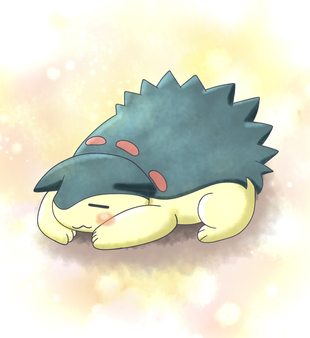 #バクフーンの日　再掲！
まったり系の子がいたら可愛いなぁって！