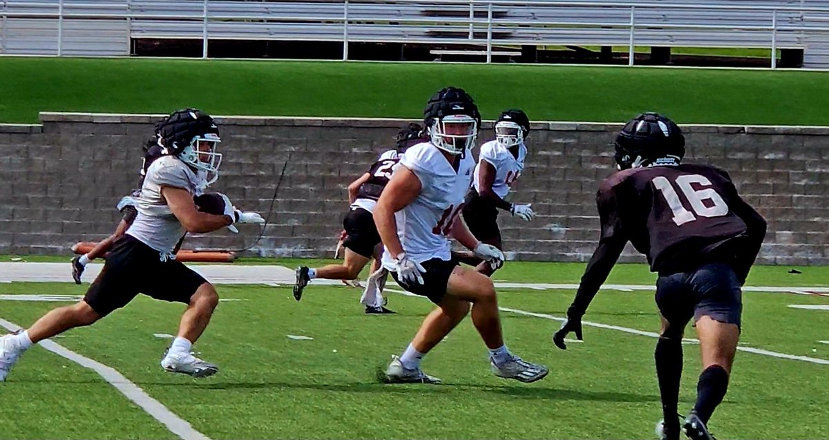 A few more 📸 from #CSCfootball Friday practice. That pre-season buzz was in effect with good energy all around. Fun morning back with the guys. 🦅 #WDE #RMAC