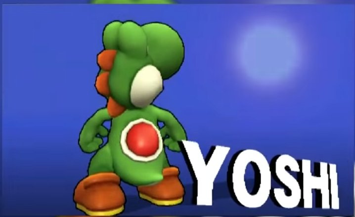 CursedMario's tweet image. why does he do this. why does yoshi always hit the shun goku satsu in smash brothers