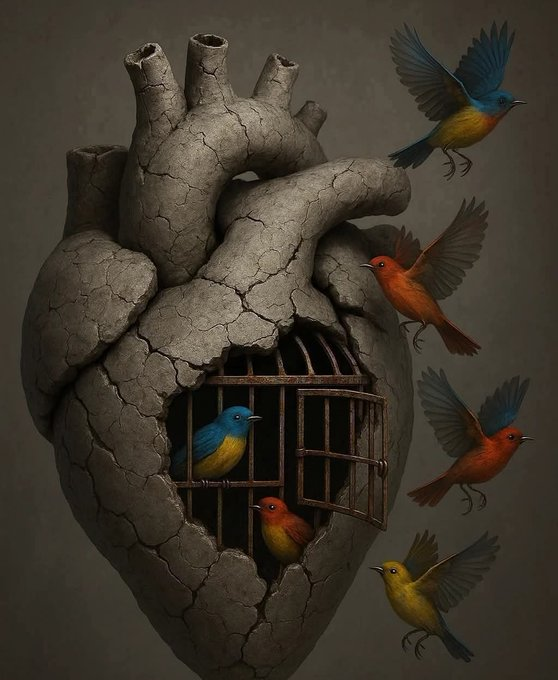 بعض الكلمات أعشاش للراحة، وبعضها شظايا لا تُشفى...