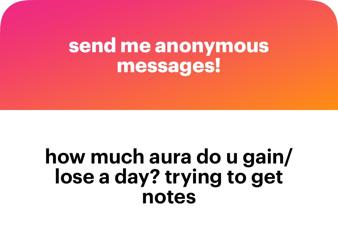 Saying you gain aura makes you lose aura

Saying nothing about it gains you it