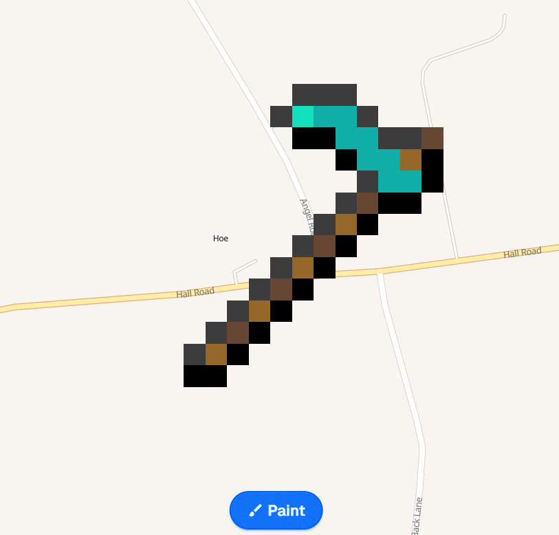 to whoever drew this on the UK map, you are incredible 😭