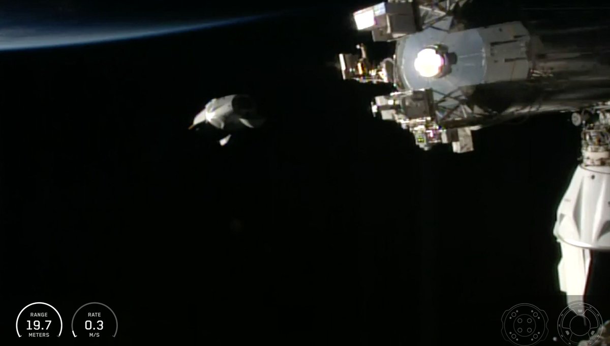 Crew 10: Dragon Endeavour alejándose de la Estación Espacial sobre Jakarta, Indonesia.