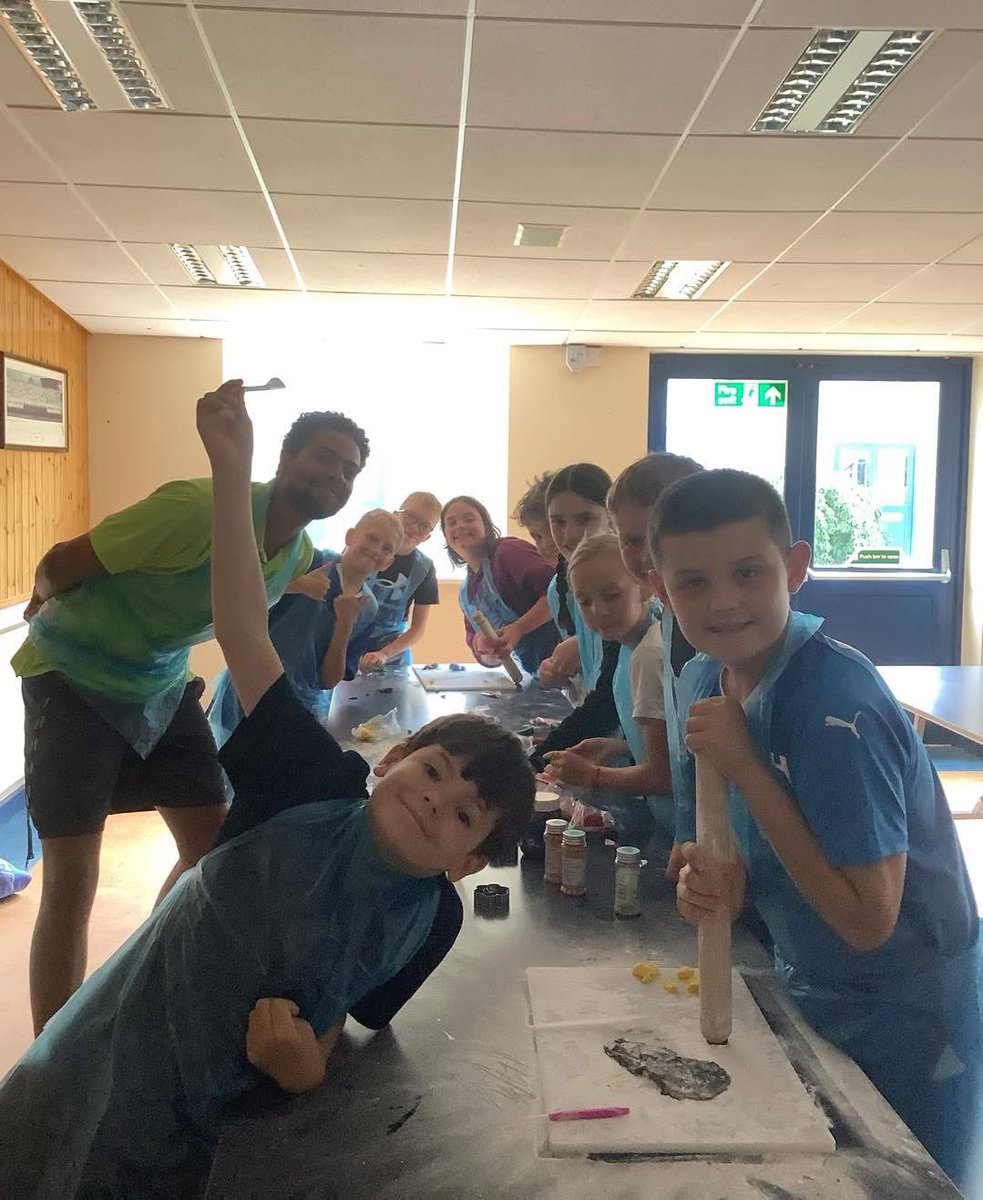 AcornsActionPak's tweet photo. Well done to both teams in our cake off this afternoon where our talented bakers created some fantastic cakes, showing what activities they enjoy at Action Pak. Team A chose swimming and football on the field and Team B chose swimming and dodgeball in the sports hall. https://t.co/cQNpmV1LQj