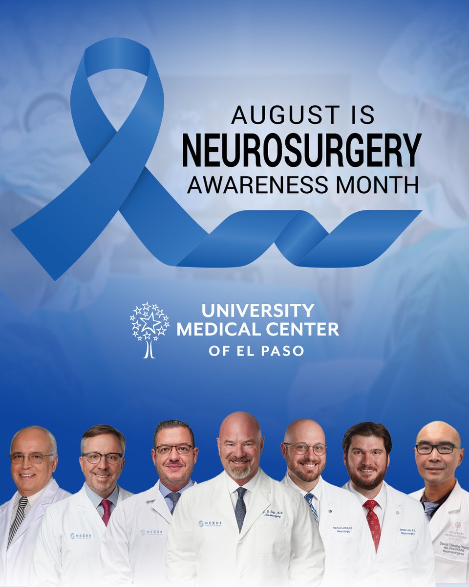 This August, in honor of #NeurosurgeryAwarenessMonth, UMC is proud to shine a spotlight on our dedicated team of neurosurgeons who are at the forefront of advanced surgical interventions for brain and spinal injuries.