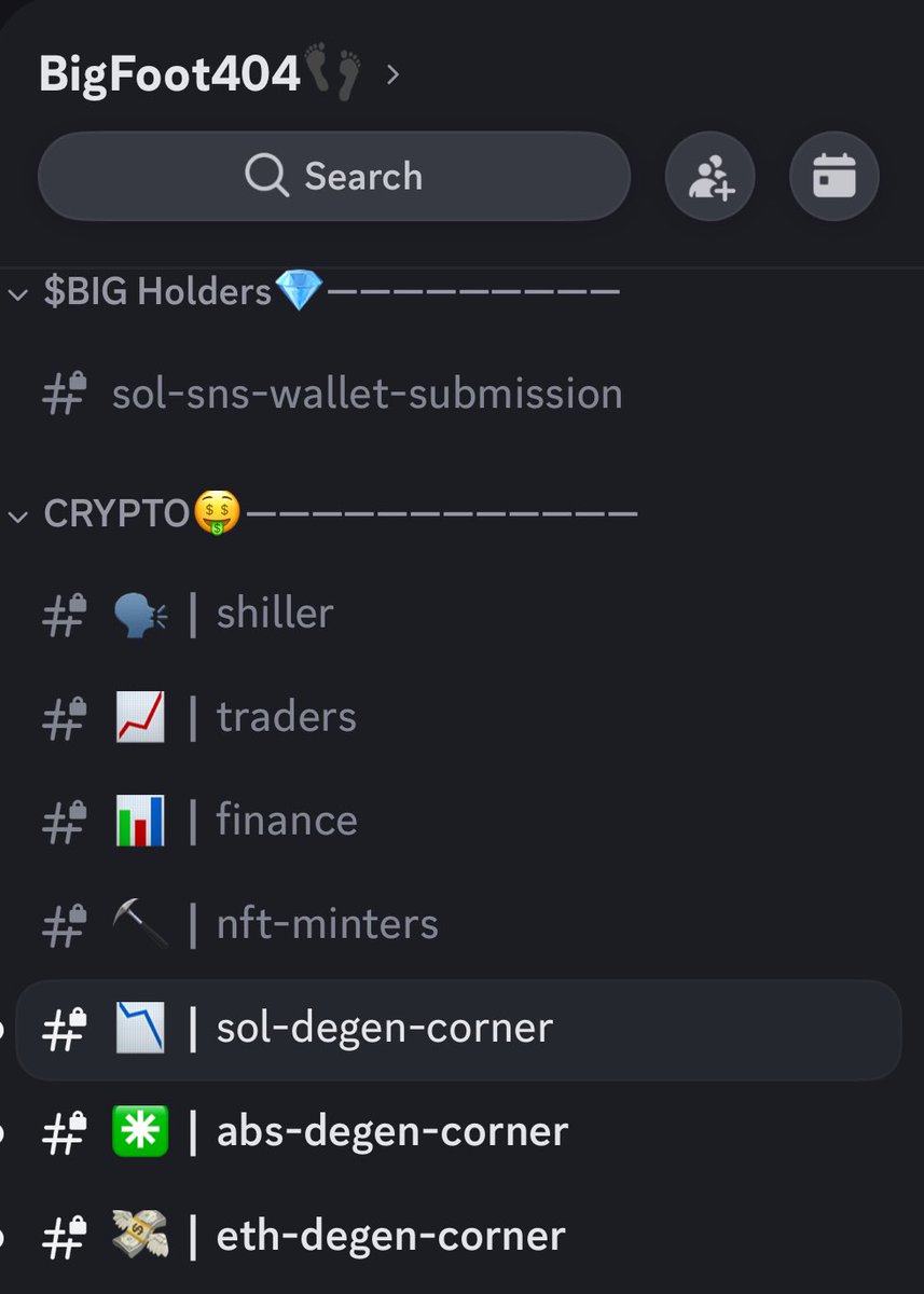 ATTENTION ALL TRADERS

This Elite Discord Full of Traders Channels Will Be Closed And Tokengated Soon.

If I Were You I Would Get A <a href="/BigFoot404_/">BIG</a>  404 or a few million BIG tokens asap…

Don’t get left behind listening to people who can’t trade themselves out of a wet paper bag