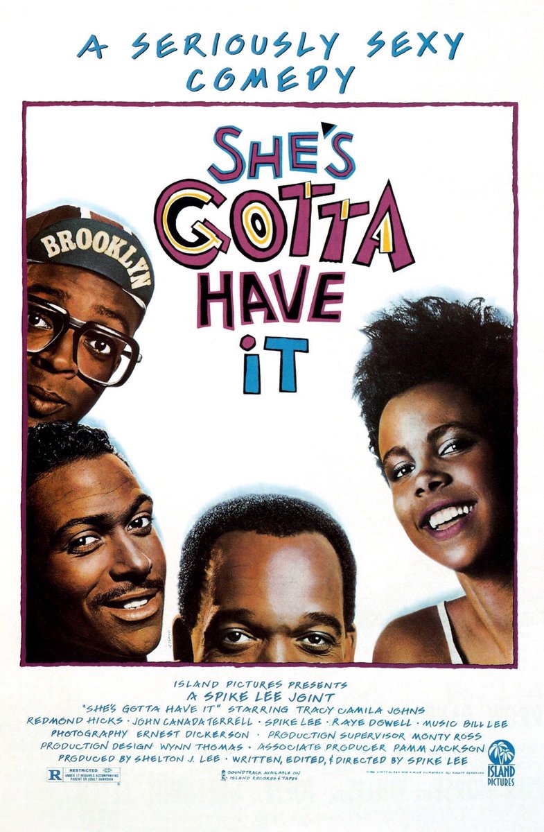 FilmNewsNos's tweet photo. 🎬MOVIE HISTORY: 39 years ago today, August 8, 1986, the movie ‘She’s Gotta Have It’ opened in theaters!
#TracyCamillaJohns #TommyRedmondHicks #JohnCanadaTerrell #SpikeLee #RayeDowell #JoieLee #DennisKarika #SEpathaMerkerson #BillLee #ReginaldHudlin #ErnestDickerson #ErikDellums https://t.co/yWlooPLWdb