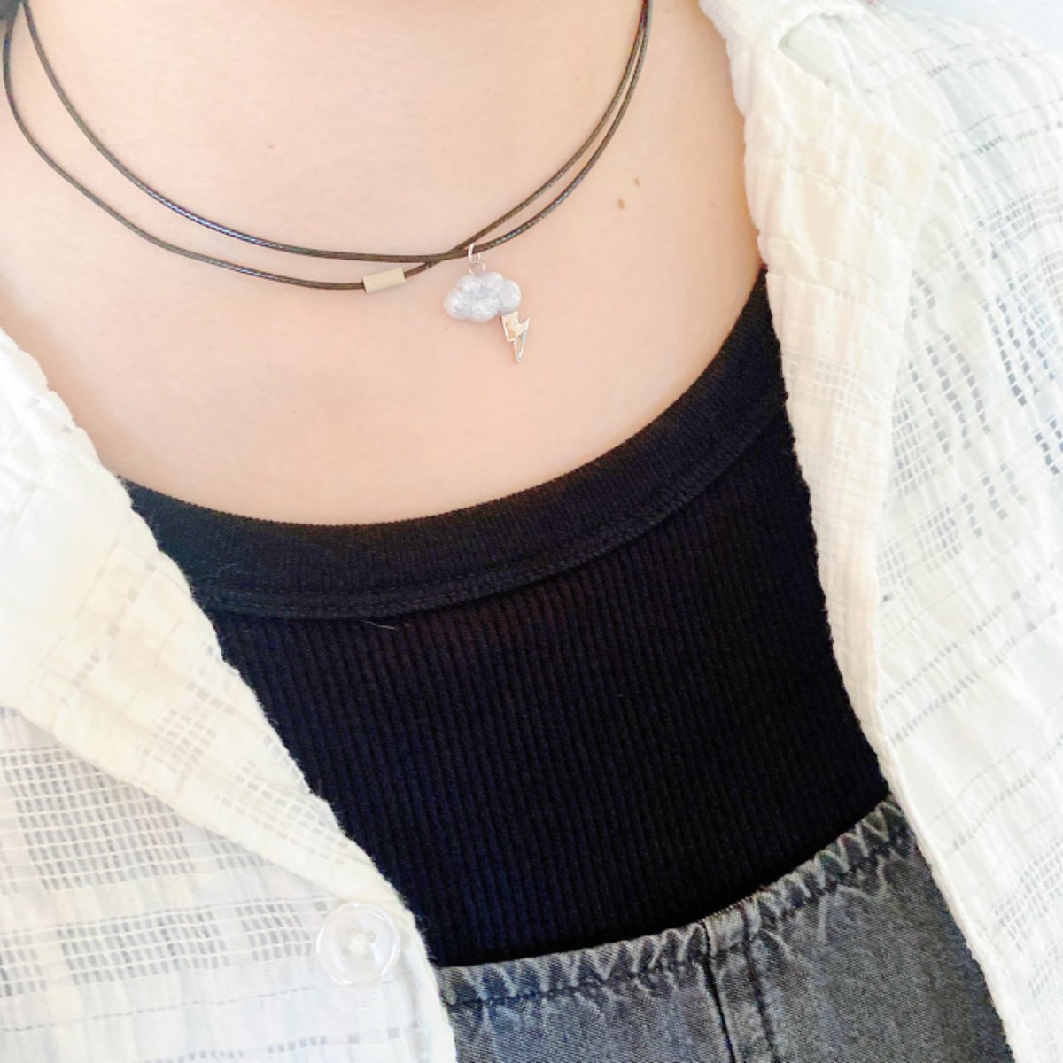 #みんなのSNSなんでも展示会

ポリマークレイで作る雲のアクセサリー☁️☁︎