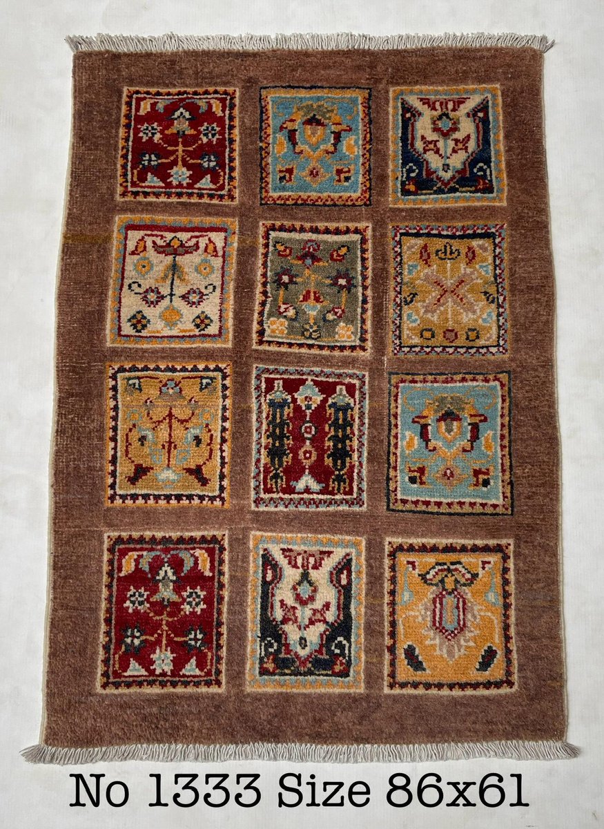 ServisCheetah's tweet image. On sale for not 150$ shipped. 

Got a batch of Afghan Rugs from my Rug maker. This batch is going to be priced very close to Cost.

Sale continues.
Hand knotted Afghan Rugs.
Fine wool on cotton.
Size: 3x2 feet approximate.
On sale Price for:  150$ shipped.
Unbeatable Price.