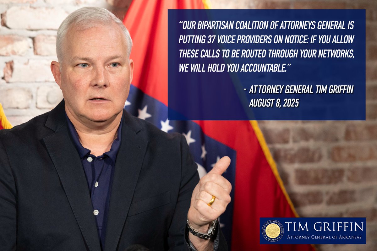 Today I announced the launch of Operation Robocall Roundup, a multistate effort by the Anti-Robocall Litigation Task Force to crack down on robocalls across the country.

Illegal robocalls continue to exploit vulnerable consumers, often impersonating trusted institutions and