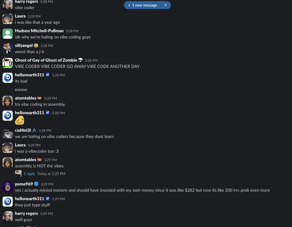 lil hackclub ragebate

are these hs students stuck in pre-cursor era? yikes