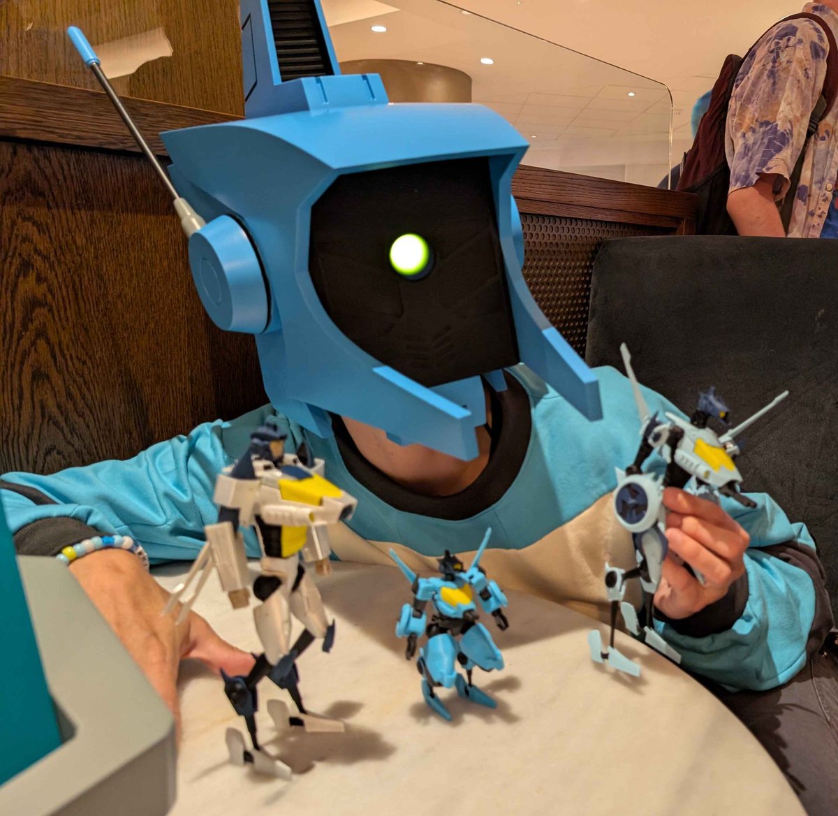 Ran into <a href="/Sam_Makes_Toys/">Sam's Forge</a> today at #tfnation. Got a picture of my buddy Whirl and his mini-me's.