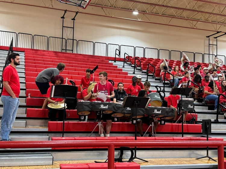🎉 Carthage ISD kicked off the year w/ a pep rally-style Convocation!

Shoutout to the Band, Cheer, &amp;  Belles for the spirit, and congrats to Shannon Royce on 25 years of service!

Speakers: Coach Watson, Rep. Moran (video), Mr. Bitter, &amp; Dr. Donald.

#GoDawgs 🐾❤️🤍 #CarthageISD