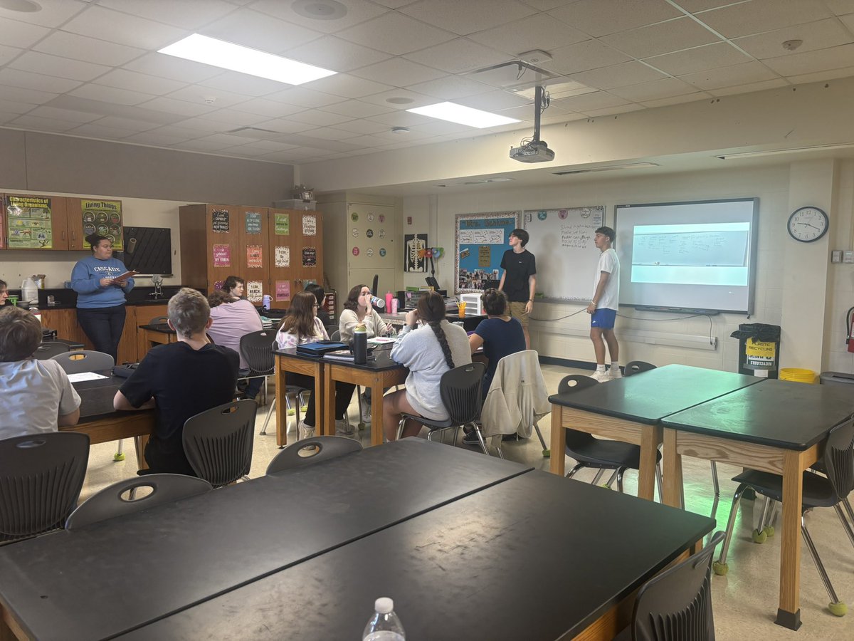 There was a mystery to solve in Mrs. Schimel’s Forensics class today!

Students put their investigative skills to the test and worked together to crack the case.