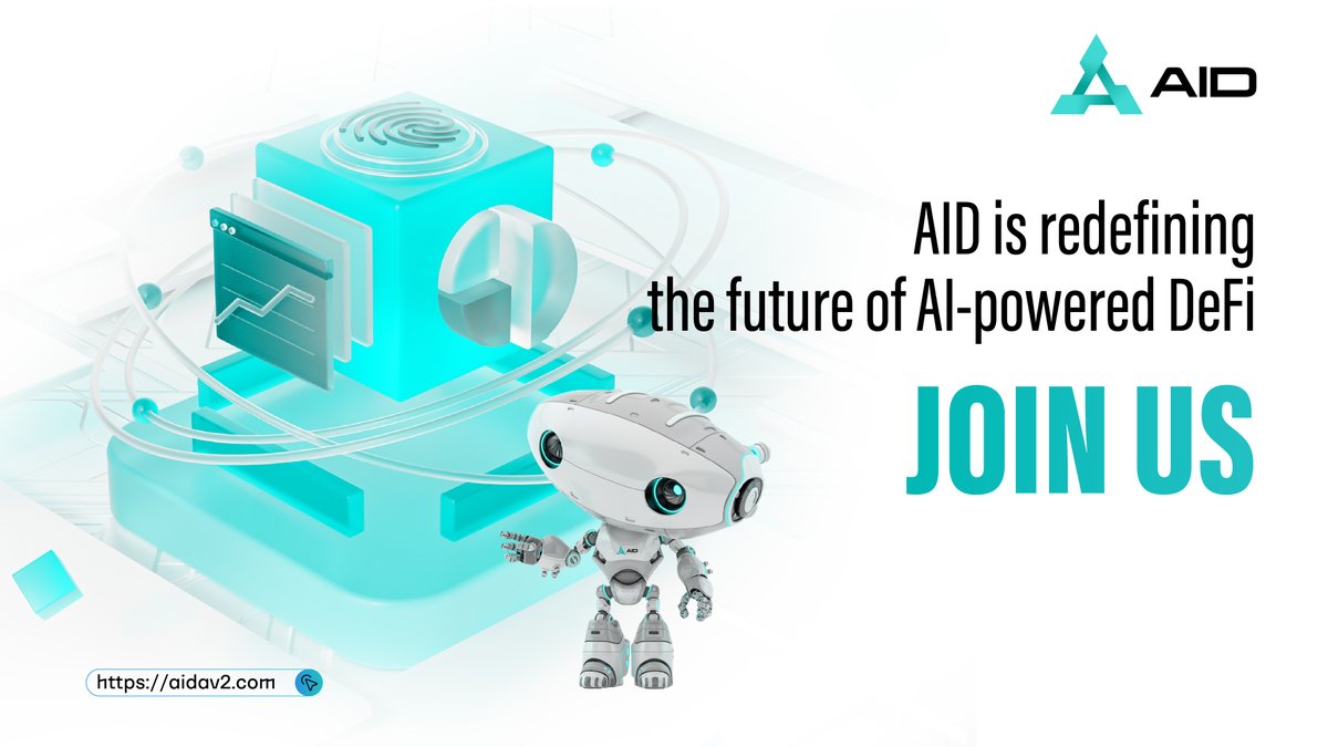 AIDAv2 (@aidav2_official) on Twitter photo AID is Redefining the Future of AI-Powered DeFi โ Hereโs Why You Should Join Us
medium.com/@AIDAv2/aid-isโฆ
๐ AID is redefining the future of AI-powered DeFi
๐ค Smarter strategies, optimized yields, and intelligent risk management
๐ผ Join us today and be part of the next era in AID is Redefining the Future of AI-Powered DeFi โ Hereโs Why You Should Join Us
medium.com/@AIDAv2/aid-isโฆ
๐ AID is redefining the future of AI-powered DeFi
๐ค Smarter strategies, optimized yields, and intelligent risk management
๐ผ Join us today and be part of the next era in