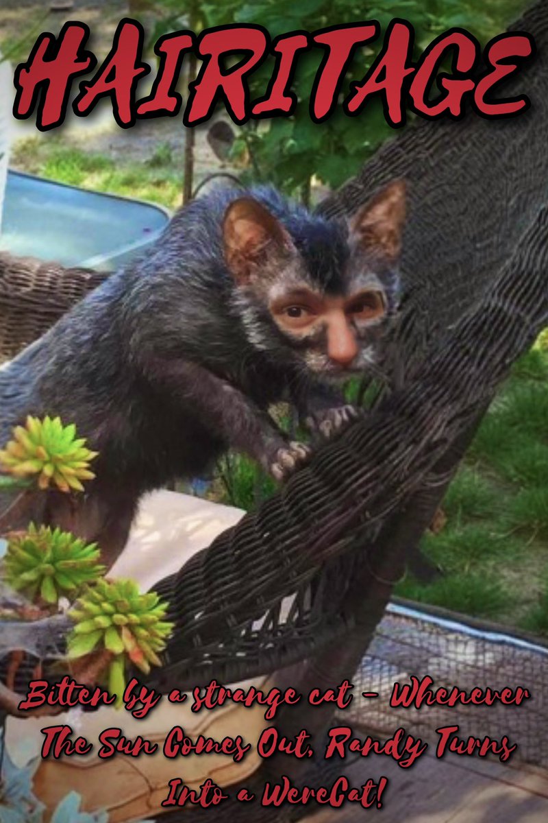 Hairitage - Bitten by a strange cat - Whenever  The Sun Comes Out, Randy Turns Into a WereCat!

#evilcat #horror #badmovie #cat #badmovies #werecat