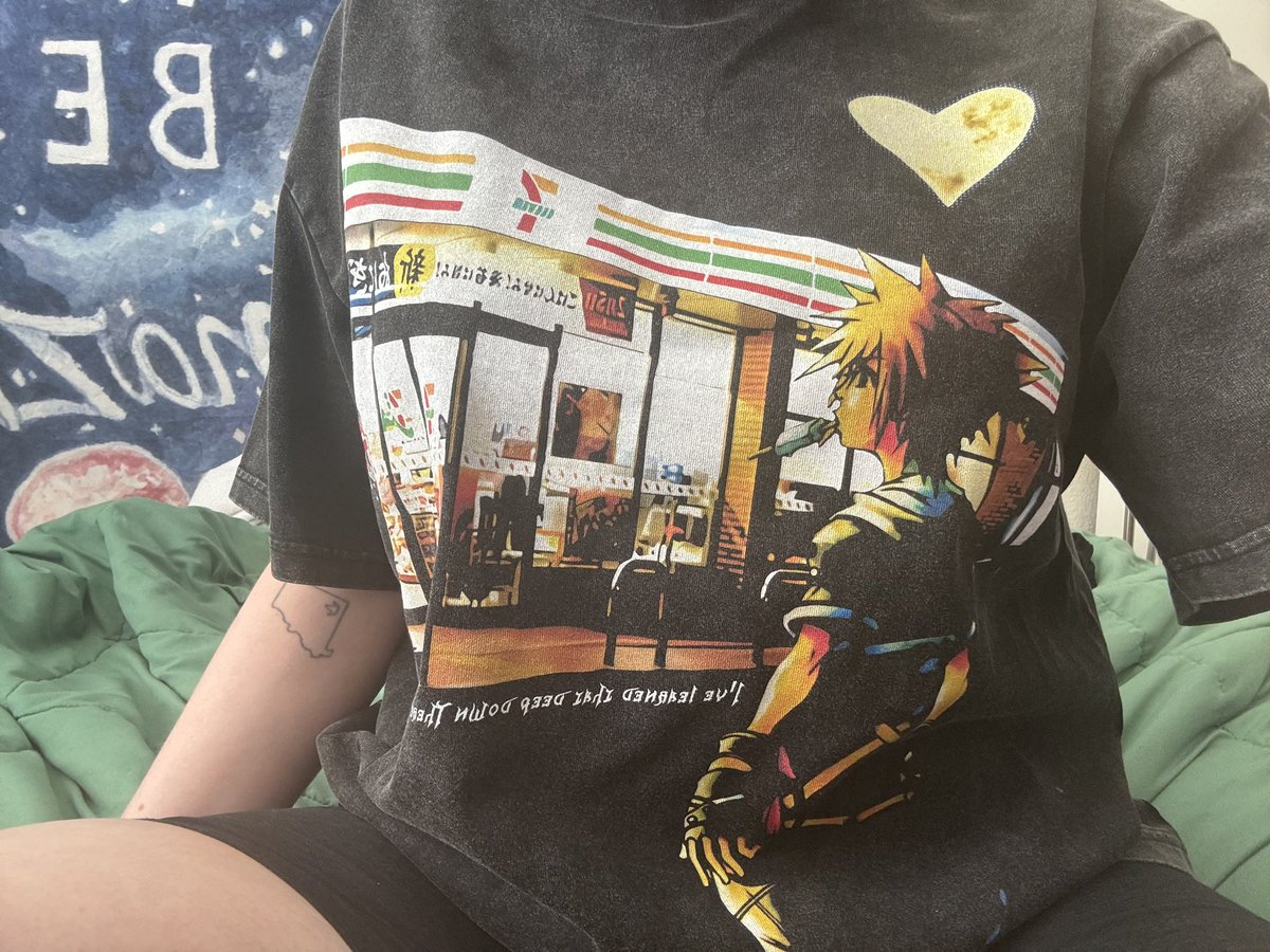 favorite shirt i love u mamono world 🤍🤍🤍