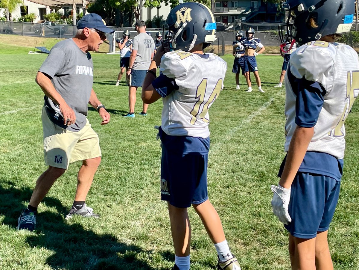Back with <a href="/MCPFootball/">Mission Prep Football</a> for his second season, Coach Dan Ferrigno brings 40 years of coaching experience to the staff. 

“Coach Dan is incredible. I’m so thankful for his help. He’s made our program better. When he speaks, everyone listens,” said <a href="/coach_dschuster/">David Schuster</a>. “When you got