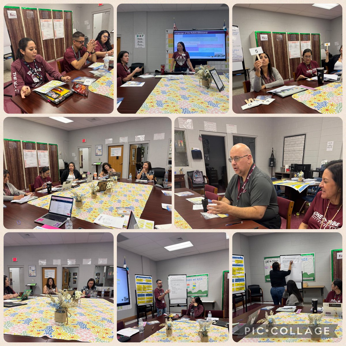 MicheleGarcia_9's tweet image. Sharpening our pencils and our scoring skills —English teachers on the reservation @YsletaHS are diving into essay calibration to keep feedback fair, focused, and EOC strong! Go team go! #THEDISTRICT #OnceAlways