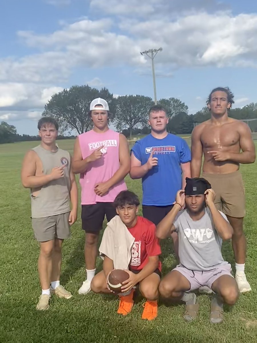 Mason Middlemiss ‘28 QB (@masonmiddlemiss) on Twitter photo Leaders show up before they’re asked to. Getting after it with the squad before camp starts! #SetTheTone
<a href="/Woodstown_FB/">Coach Trautz</a> <a href="/abraxus_hannah/">Abraxus_Hannah</a> <a href="/TonyMerendino28/">Antonio Merendino</a> <a href="/DillonGerrity/">Dillon Gerrity</a> <a href="/SJFG1Official/">SJFG1</a> <a href="/QBHitList/">QBHitList.com</a> Leaders show up before they’re asked to. Getting after it with the squad before camp starts! #SetTheTone
<a href="/Woodstown_FB/">Coach Trautz</a> <a href="/abraxus_hannah/">Abraxus_Hannah</a> <a href="/TonyMerendino28/">Antonio Merendino</a> <a href="/DillonGerrity/">Dillon Gerrity</a> <a href="/SJFG1Official/">SJFG1</a> <a href="/QBHitList/">QBHitList.com</a>