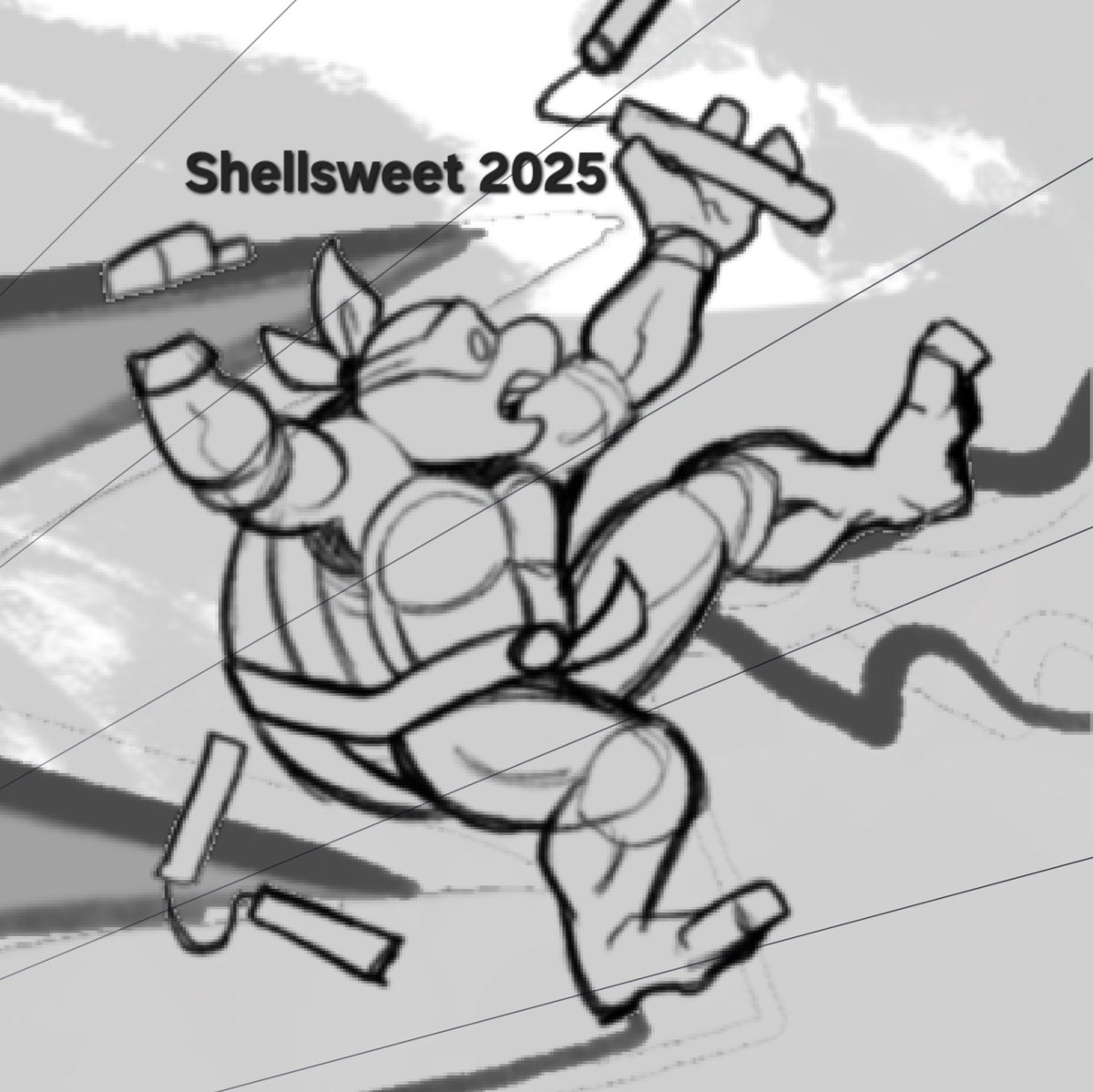 It's Friday! Hang in there! #tmnt #wip
