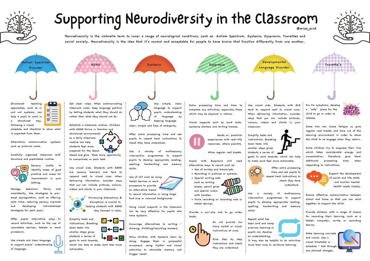 Brendan O'Sullivan 🇮🇪🇪🇺 (@imtabrendan) on Twitter photo Supporting Neurodivergent students in the Classroom - Heather Aird Supporting Neurodivergent students in the Classroom - Heather Aird