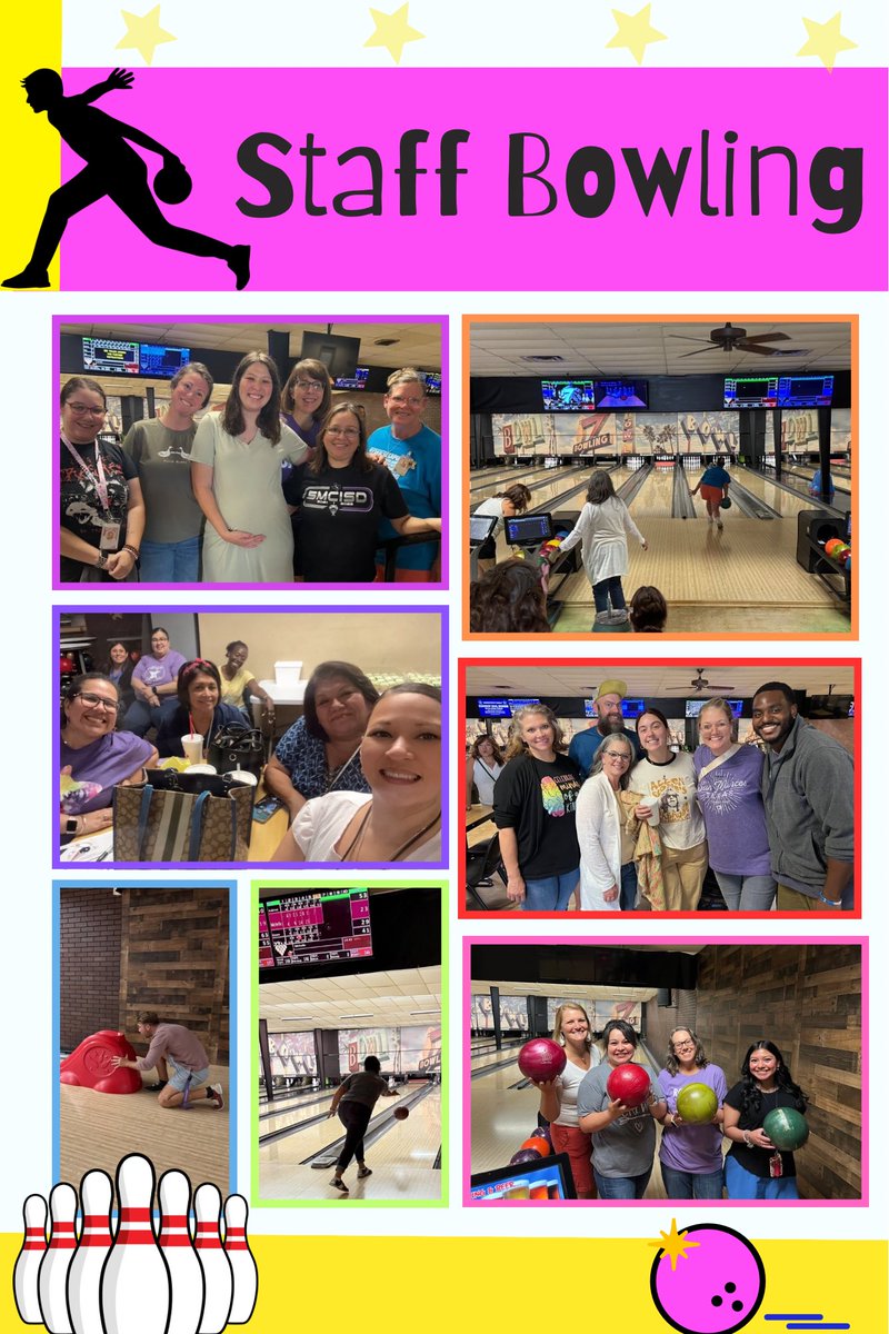 Work hard, bowl hard! 🎳

Our ⭐️Superstar⭐️ staff gives 110% in eveything we do! 

We can’t wait to roll into a new school year! ✏️

#WeRockItAtCrockett