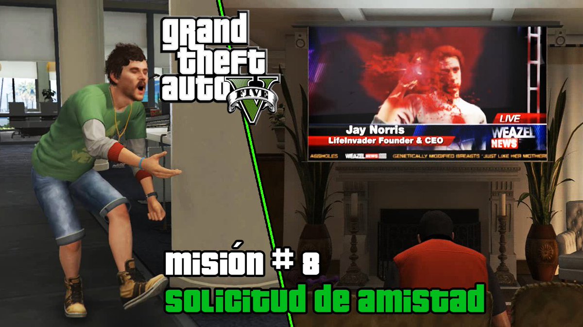 JonyStoneGamers's tweet photo. Continuamos GTA V! Pobre Jay Norris XD

https://t.co/uuXL85tuPu https://t.co/gk4eVbiBdc