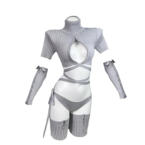 I just received KORURACLUB Cozy Hearted Nurse costume（4-PIECE SET） Grey premium sweater cosplay lingerie Cozy Hearted Nurse succubus lingerie - Grey from Lionzxii via Throne. Thank you! throne.com/femboylea #Wishlist #Throne