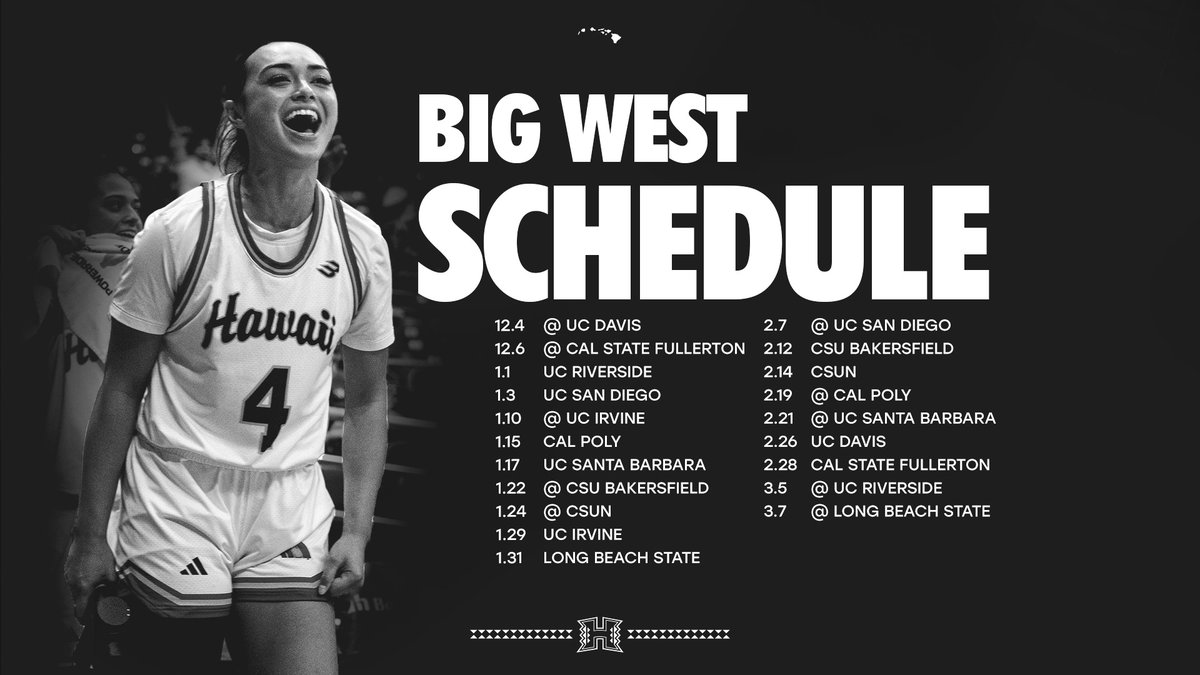 One last round in the Big West ... Let's make it count! 🏆

The 2025-26 conference schedule is here ➡️ bit.ly/3UlZSwy

#GoBows #SISTAHHOOD