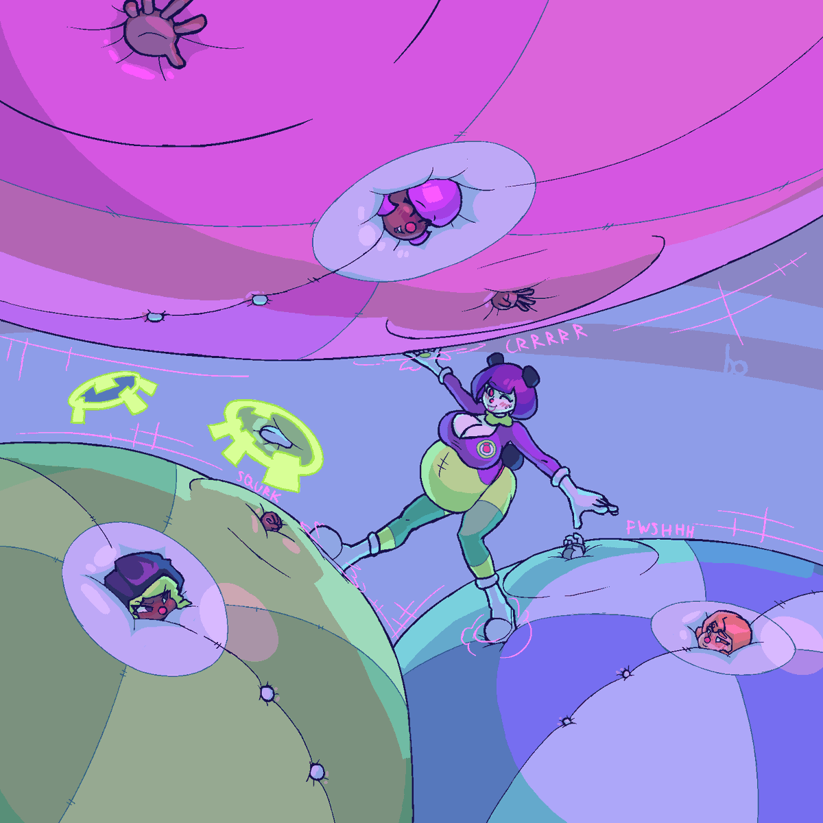 Ursi's up to some clown stuff for this Special Clown Event.