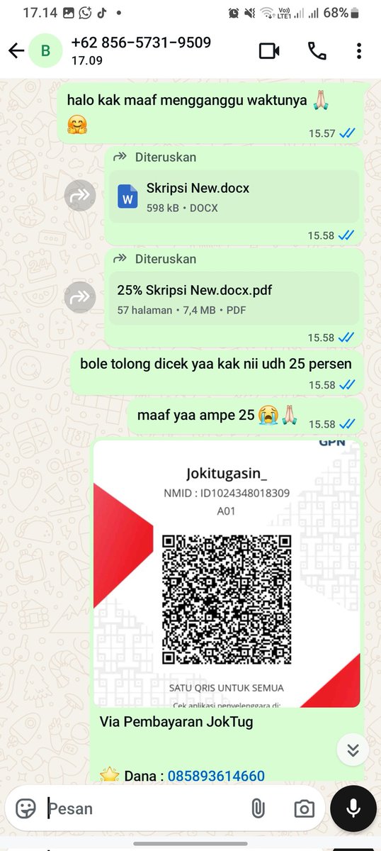 JOKI TUGAS MURAH, AMAN, DAN TERPERCAYA SINCE 2019 tweet media