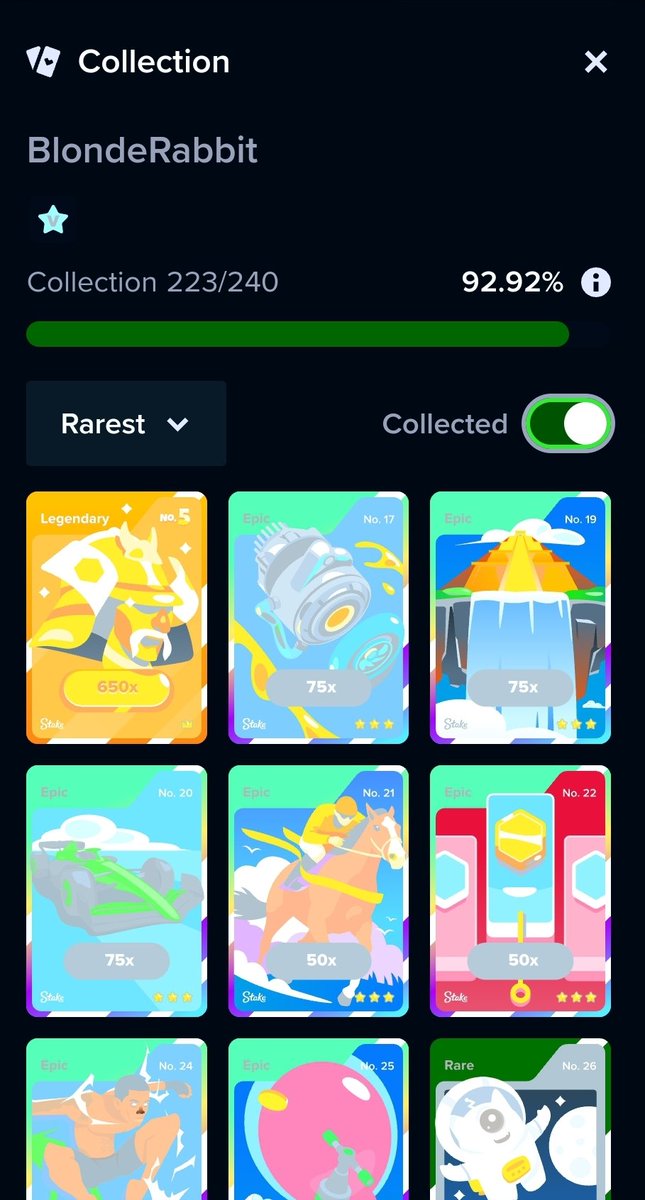 Blonderabbit's tweet photo. Gotta catch em all - Stakemon !
Check out my collection guys. 🤓
#packs #neworiginal #stake https://t.co/lHDvY0MmgI