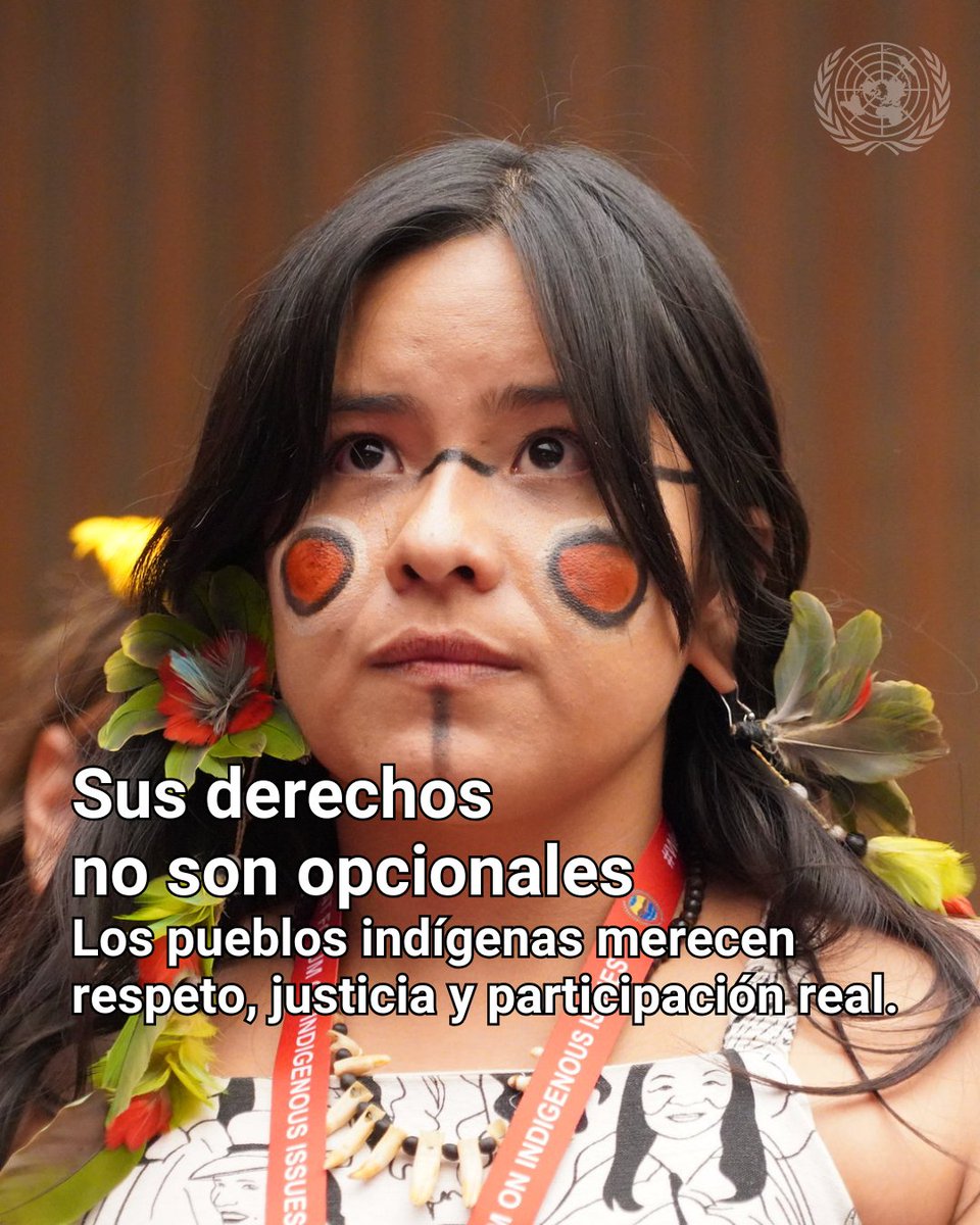 476 millones de indígenas viven en 90 países, representan 5.000 culturas y hablan la mayoría de las 7.000 lenguas del mundo.

Este 9 de agosto, #DíaDeLosPueblosIndígenas, defendamos sus derechos, su dignidad y su papel en las decisiones que moldean nuestro futuro.