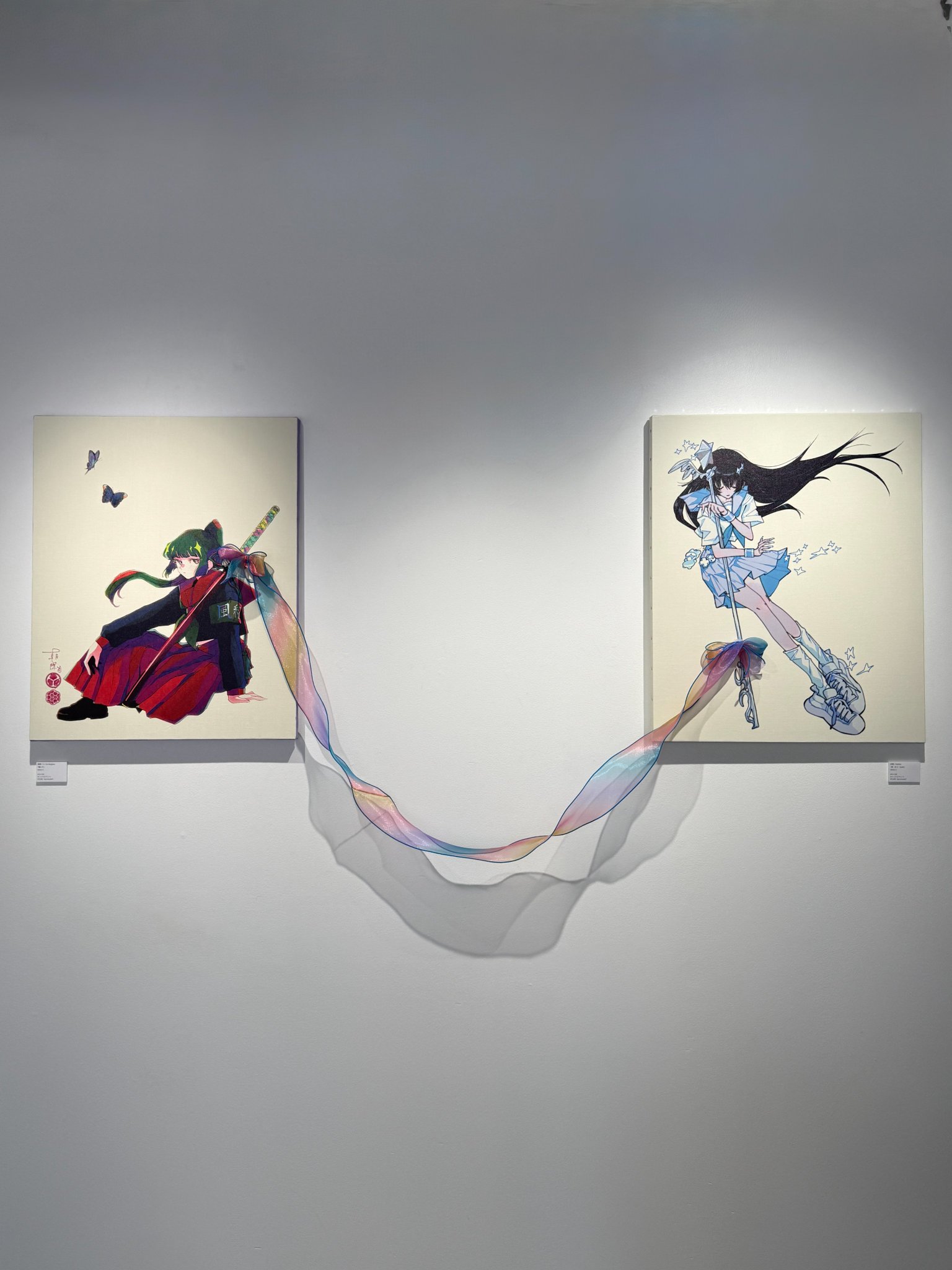 【一点物イラストアート】Who's next【F0号】現代アート,イラスト 感謝価格】 一点物イラストアート】Who´s next【F0号】現代