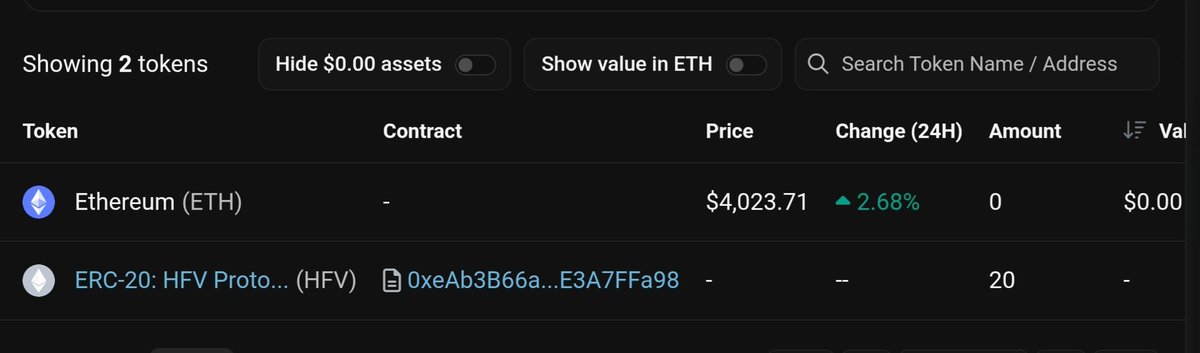 HFVProtocol's tweet image. 🔥 HFV Staking – Mainnet Test LIVE! 🔥

We’ve officially staked in all tiers – 21d, 3m, 6m, 12m – and the contract is running flawlessly on Ethereum Mainnet! ⚡

This is real-time testing before the public launch. UI/UX upgrades are next.

📜 Contract:…