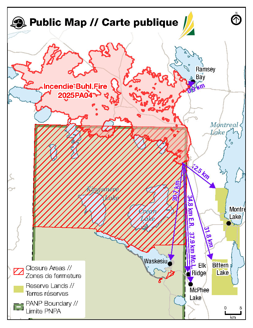 ** BUHL WILDFIRE UPDATE – August 8, 2025 – 12 pm CT ** Updates will now be Monday/Wednesday/Friday  ➡️ Stay informed with official sources parks.canada.ca/panp-fireFor the current status of communities impacted by the Buhl Wildfire, refer to the local jurisdiction.